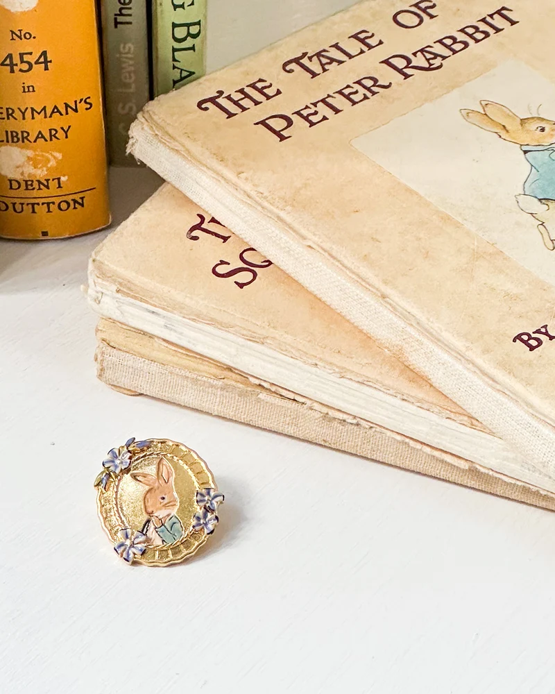 Fable England x Peter Rabbit Cameo Brooch