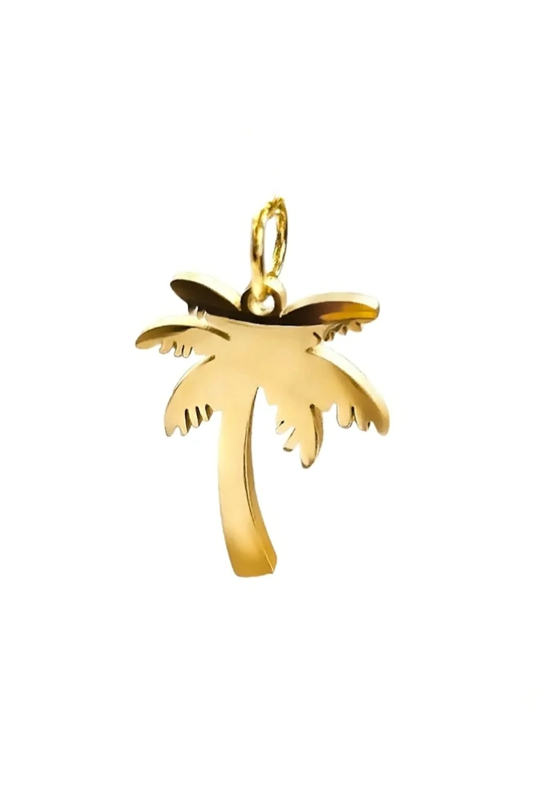 Palmen Charm Silber