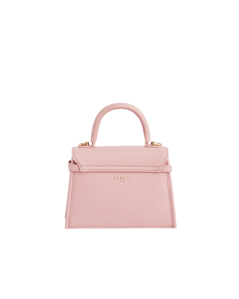 Pink Structured Tote Bag Small