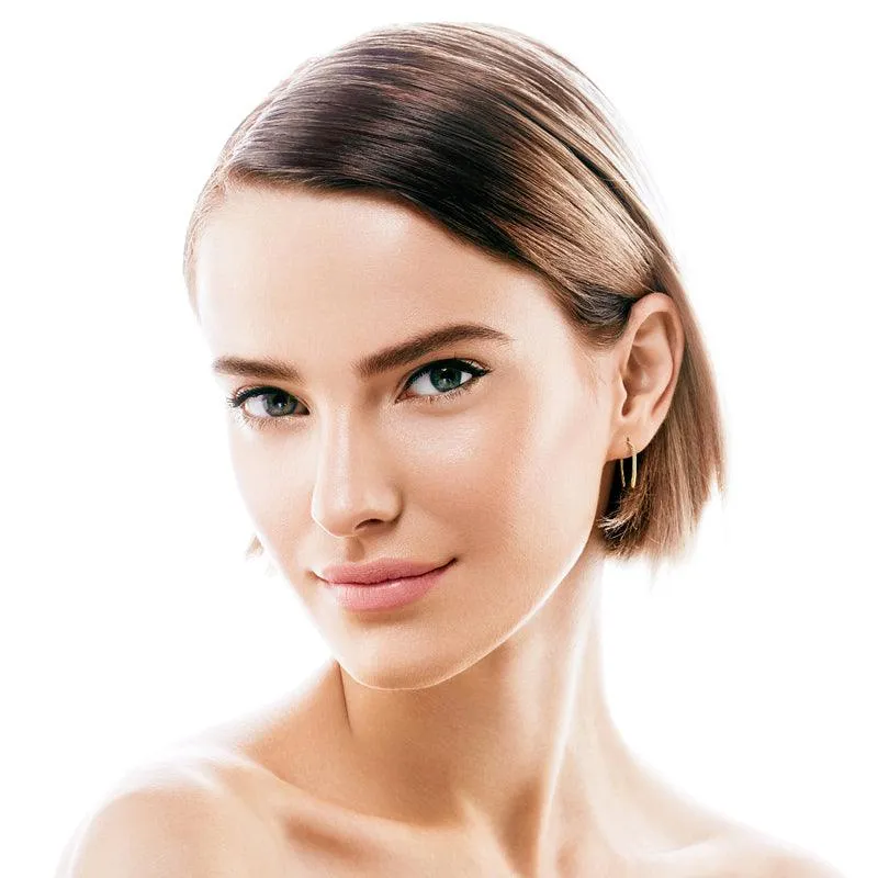 Premium Moissanit Pavé Threader Ohrringe