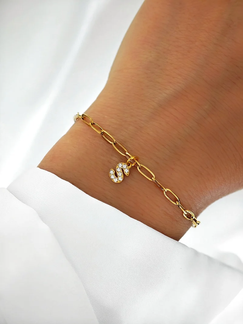 Letter Chain Bracelet