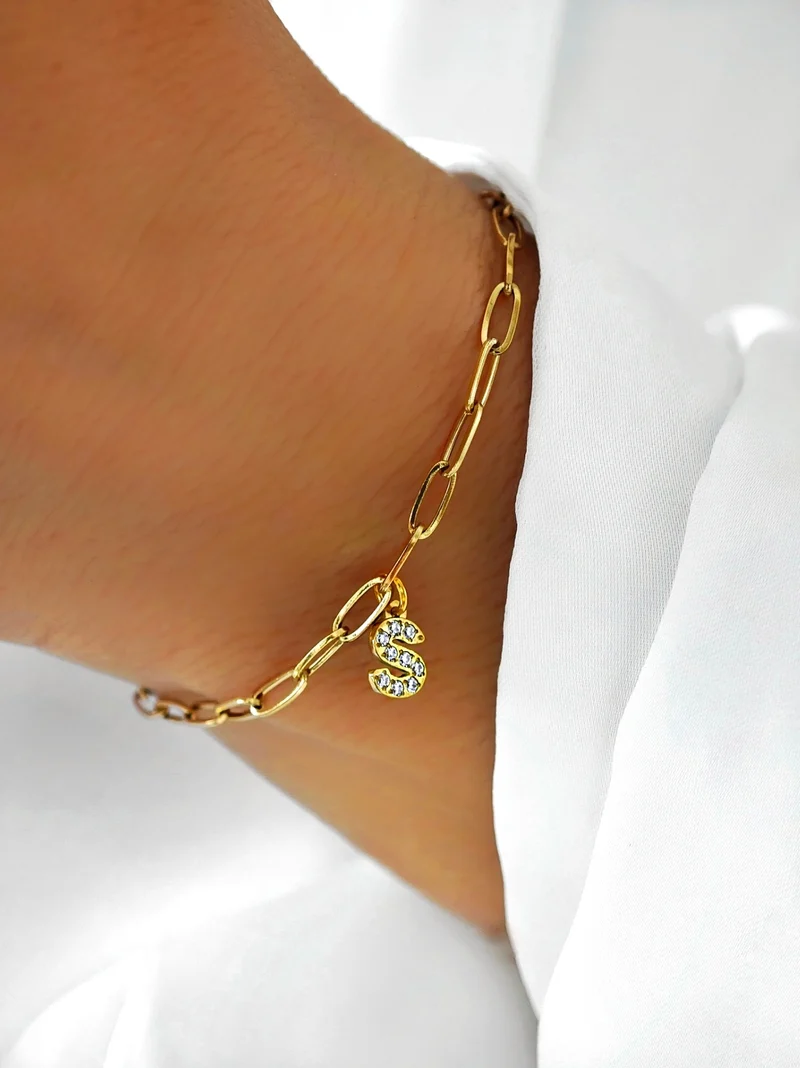 Letter Chain Bracelet