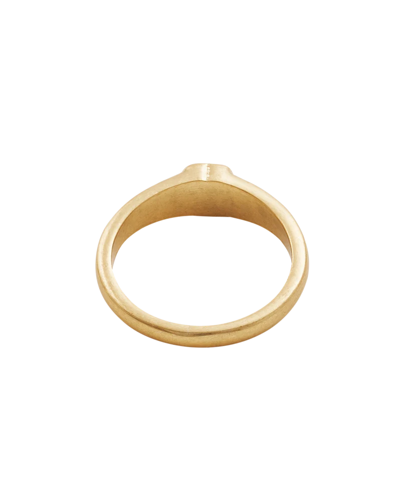 My Heart Gold Signet Ring