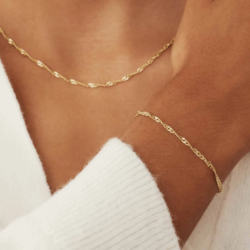 Isabel Bernard Rivoli Lilou 14 Karat | Gold Halskette IB340113