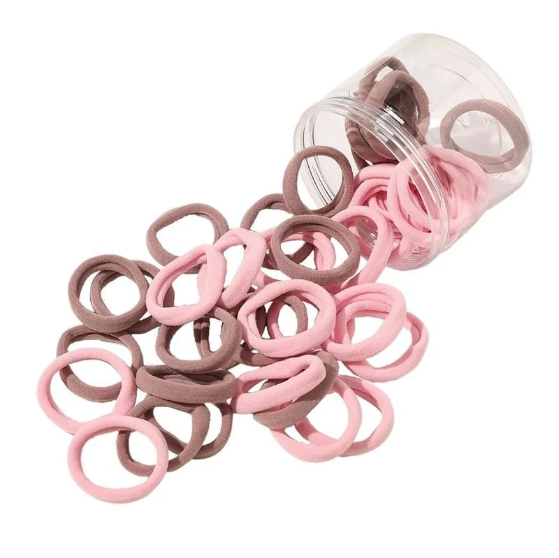 SOHO Julie Haargummi – rosa/Braun – 4 cm