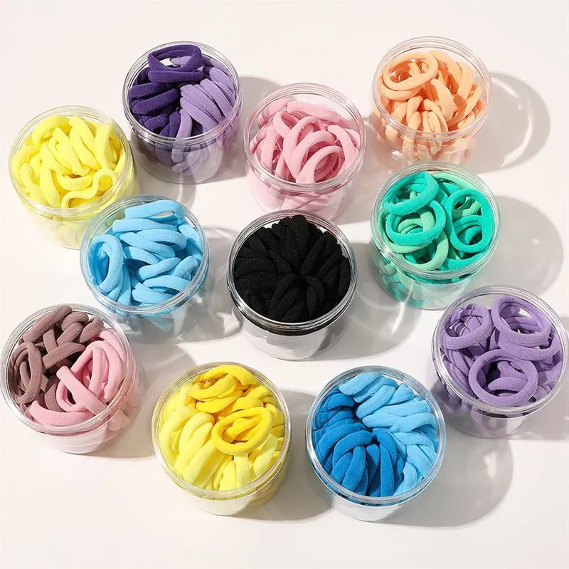 SOHO Julie Haargummi – rosa/Braun – 4 cm