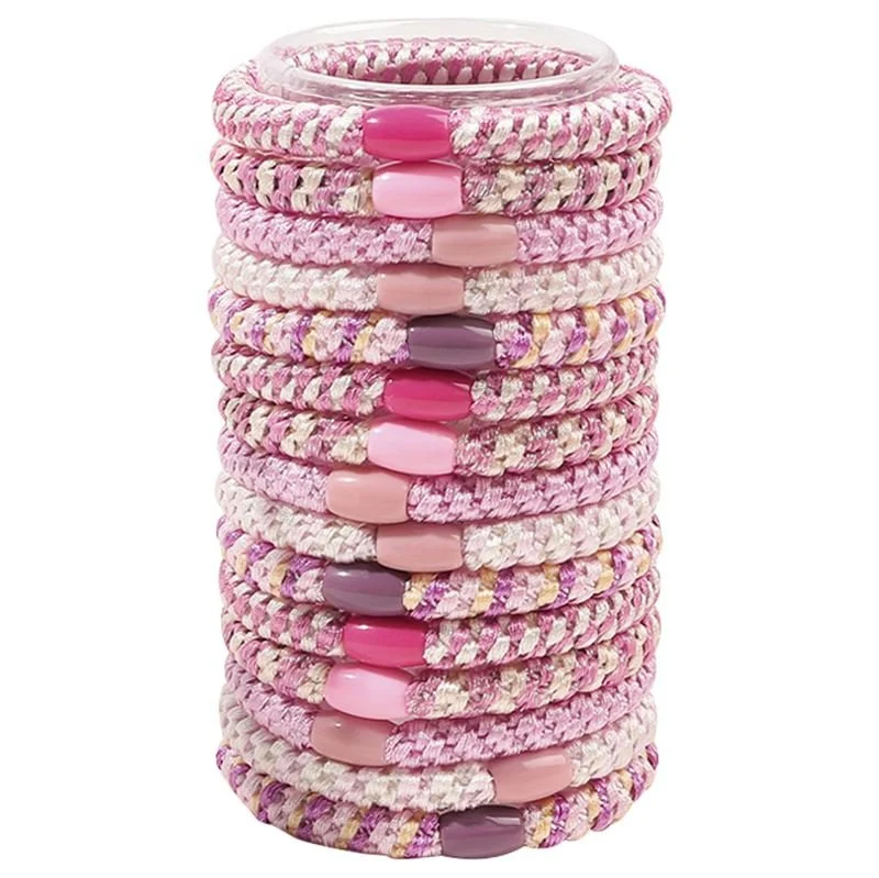 SOHO Kenlee Haargummis - Pink (15 Stück)