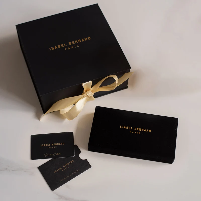 Isabel Bernard De la Paix Christine 14 Karat | Gold Halskette | Diamant 0.10 Karat | IBD350003