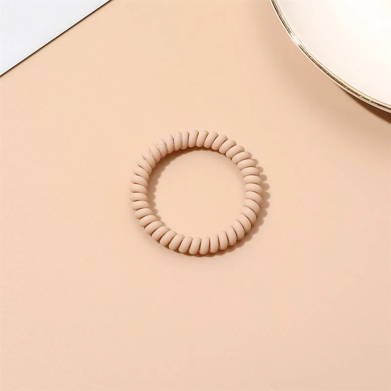 Spiralspange SOHO Wave – Creme – 4er Pack