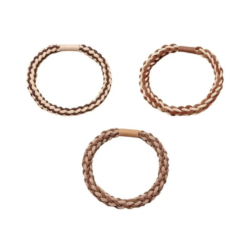 SOHO Olan Haargummi – beige geflochten