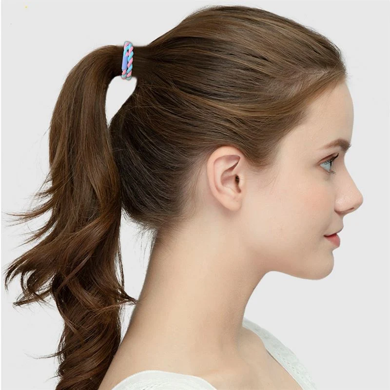 SOHO Olan Haargummi – beige geflochten