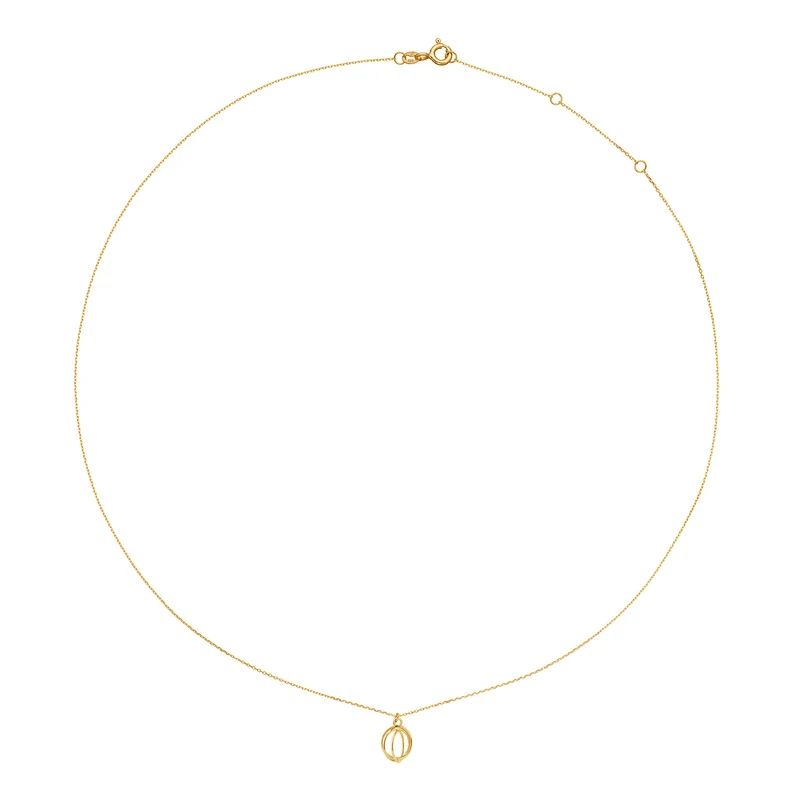 Jackie Gold Spindle 14 Karat Gold Necklace JKN25.551
