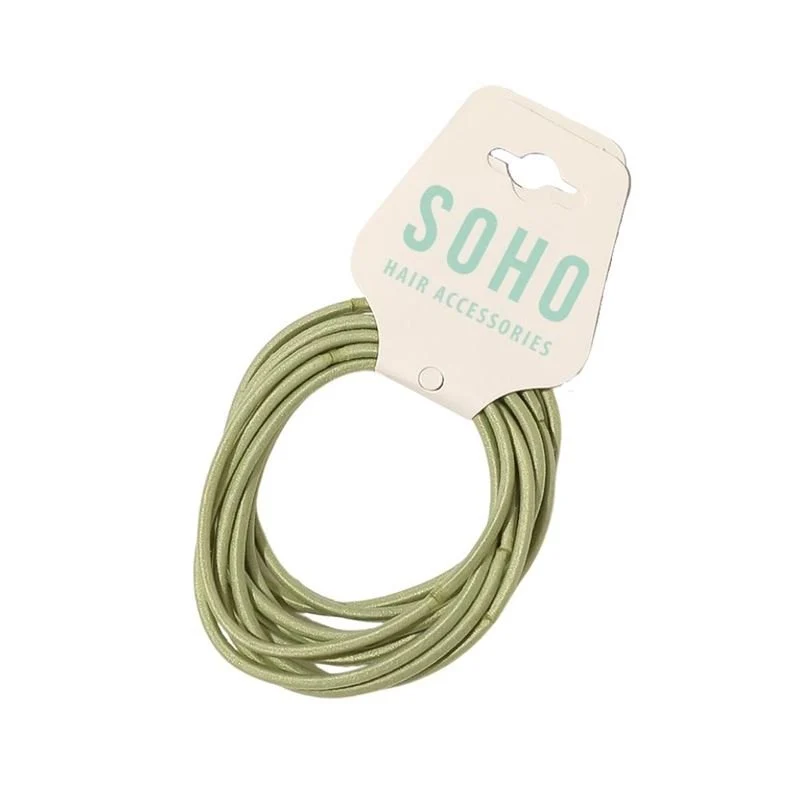 Haargummi SOHO Ellie – Grün, 5 cm