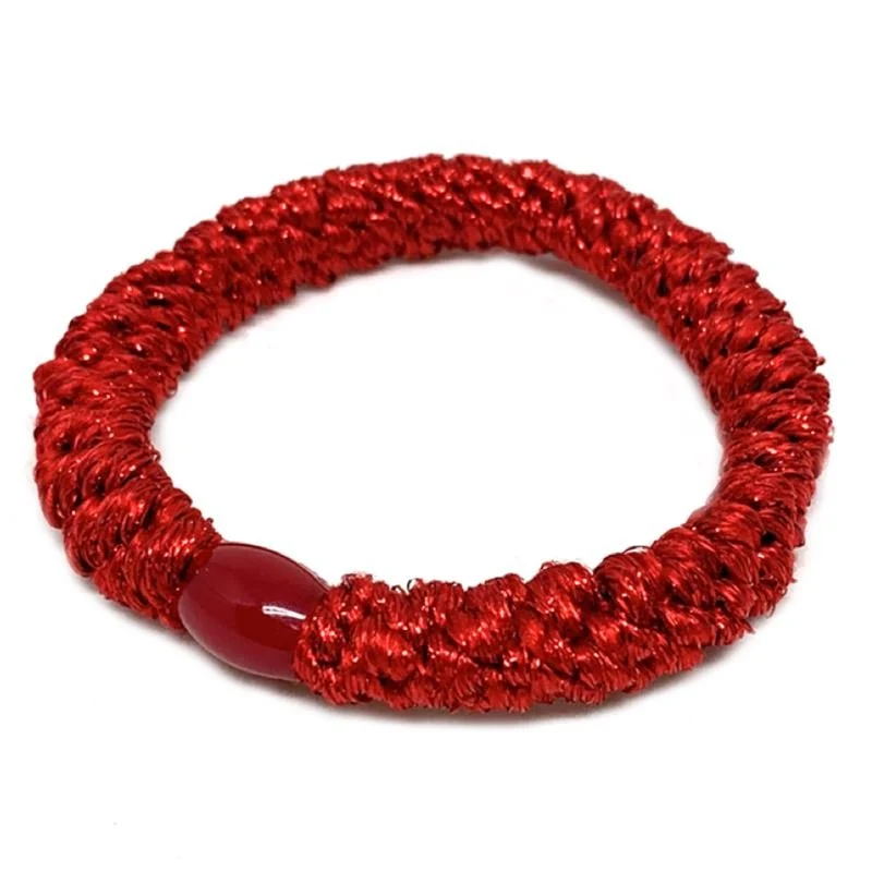 Haargummi – SOHO – Rot – 3er Pack