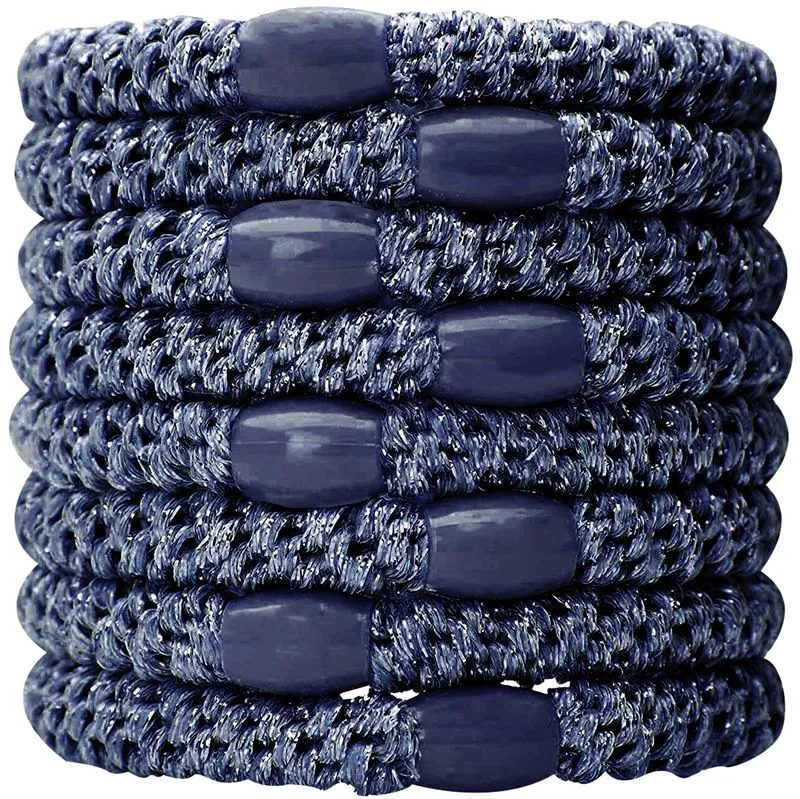 Haargummi – SOHO im Denim-Look – 3er Pack
