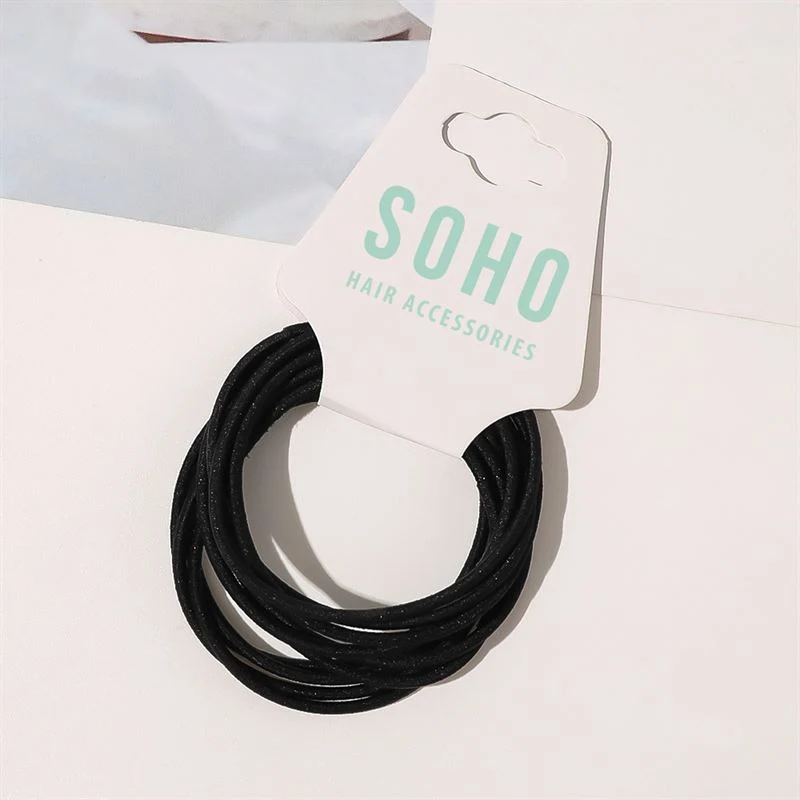 SOHO Ellie Haargummi - Schwarz