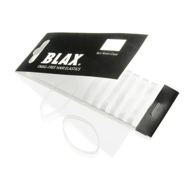 BLAX Haargummi – transparent – 8er Pack
