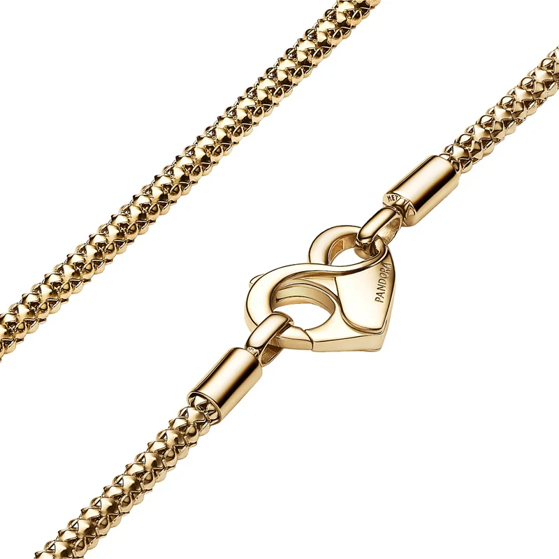 Pandora Moments damen Kette 585 Vergoldung 362451C00-45