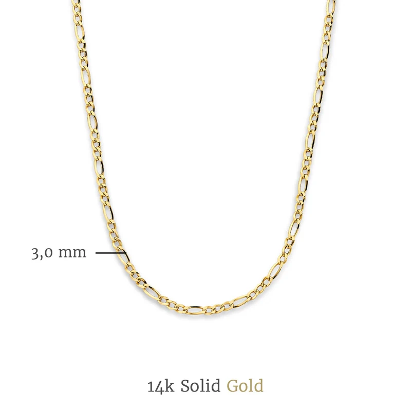 Isabel Bernard Cadeau d'Isabel 14 Karat | Gold Halskette und Armband Geschenksets IB90094