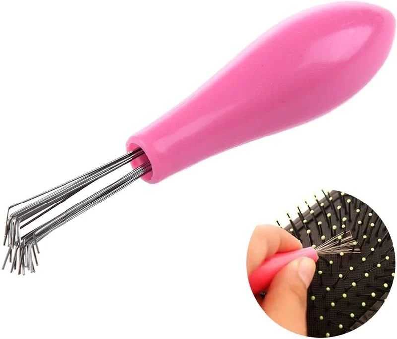 Haarbürstenreiniger in Pink