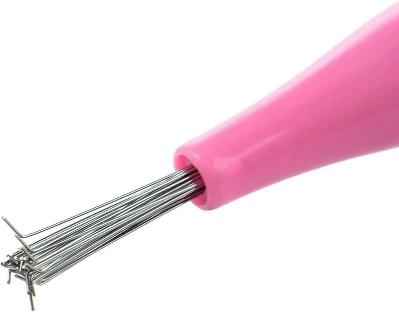 Haarbürstenreiniger in Pink