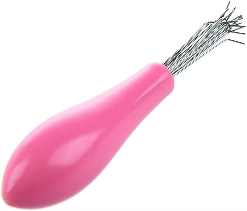 Haarbürstenreiniger in Pink