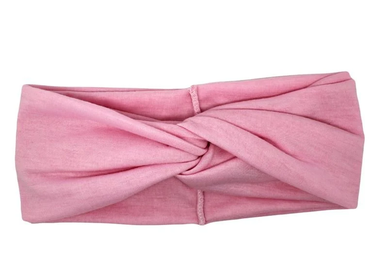 SOHO Turban Haarreif – pink aus Baumwolle