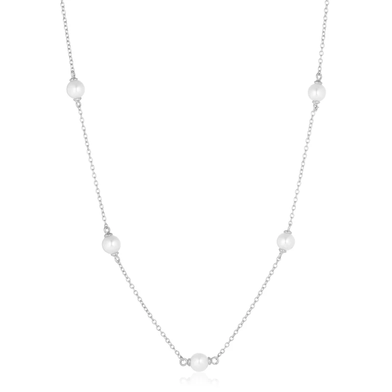 Sif Jakobs Padua 925 Sterling Silver Cinque Necklace SJ-N22225-P