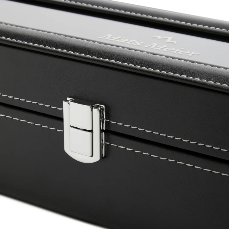Mats Meier Mont Fort herren Uhrenbox Schwarz MM-Watchbox-1915