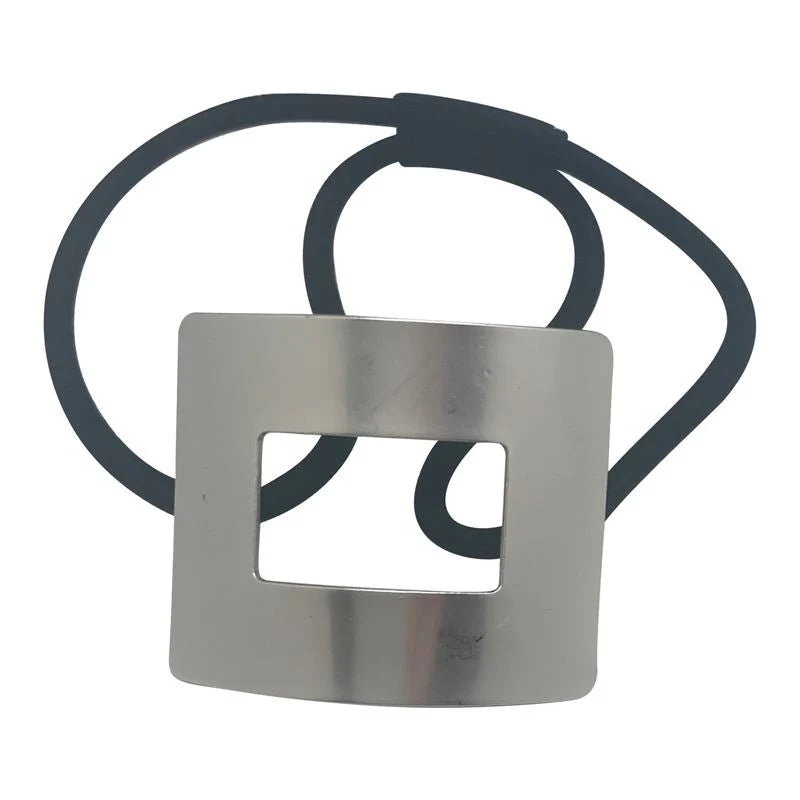 SOHO Frame Haargummi – Silber Metall