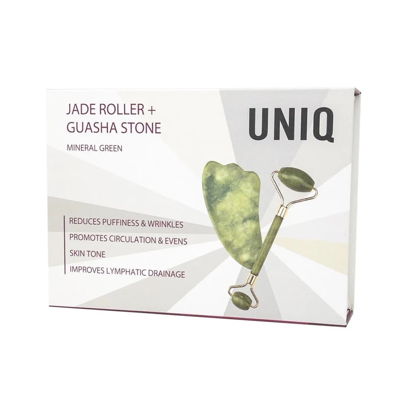 Gesichtsroller aus Jade mit Gua-Sha-Stein von Fashiongirl