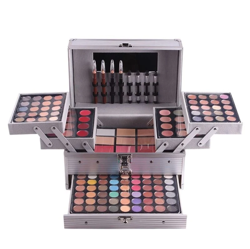Multifunktionale Make-up-Box aus Aluminium von Miss Rose