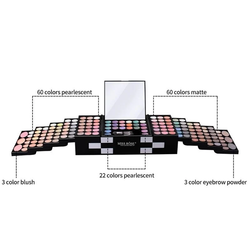 Make-up Palette – Miss Rose Blockbuster 3D Kit 148 Farben