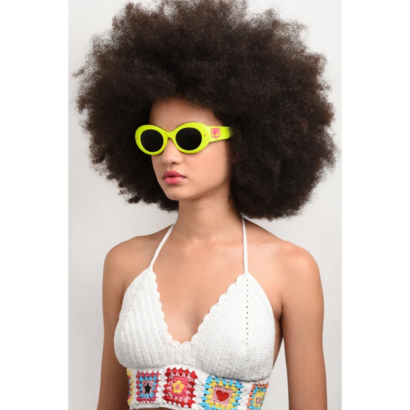 Chiara Ferragni Chiara's Fashion damen Sonnenbrille Gelb 20496140G50IR