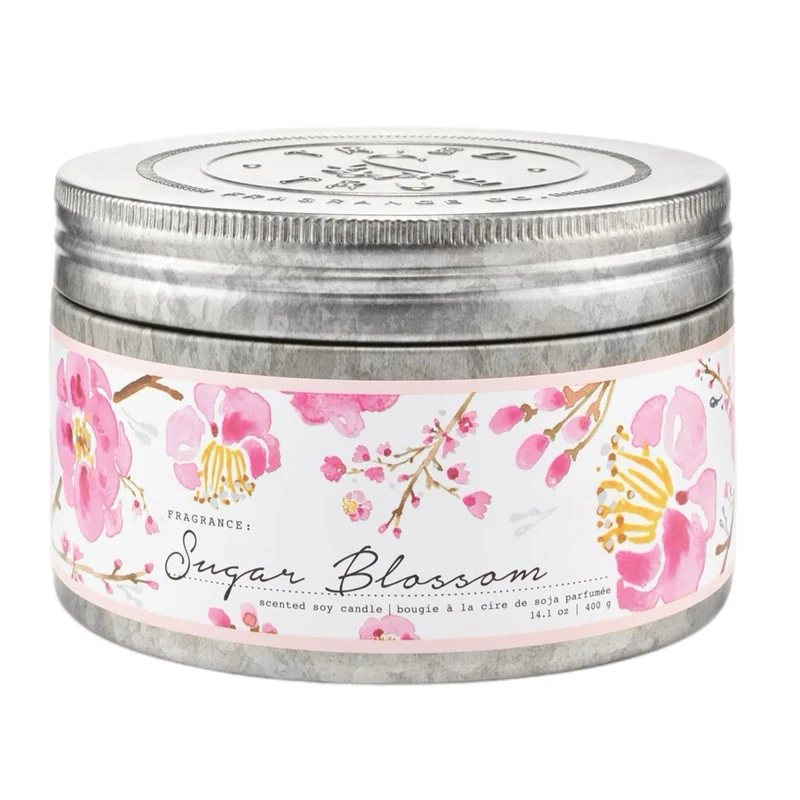 Tried & True Large Tin Candle: Sugar Blossom