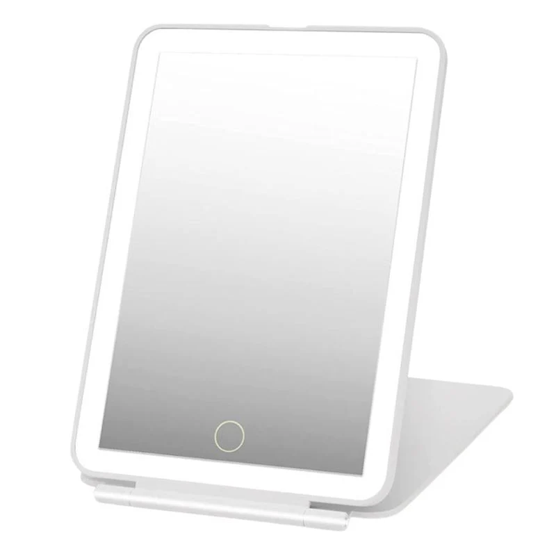 UNIQ Schminkspiegel LED – Faltbar & Wiederaufladbar – Weiß