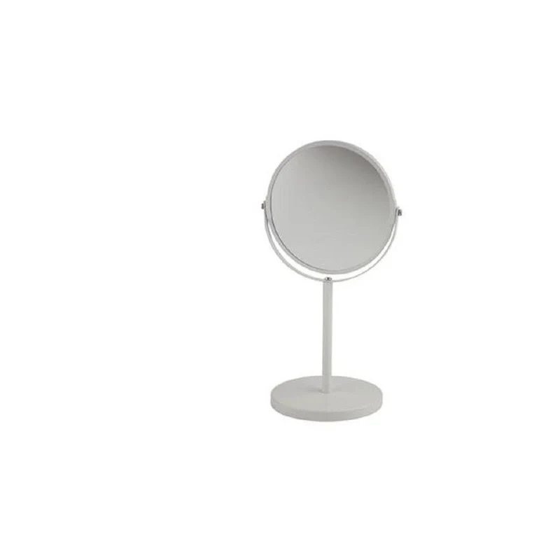 Schminkspiegel mit Standfuß – UNIQ Weiß 19 cm