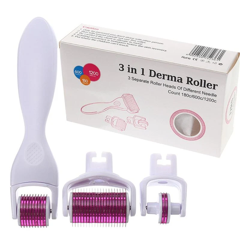 Dermaroller Set – 3 in 1 für Gesicht, Augen & Körper