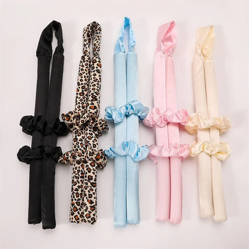 Heatless Curls | Haarband mit Lockenwicklern ohne Hitze - Rosa