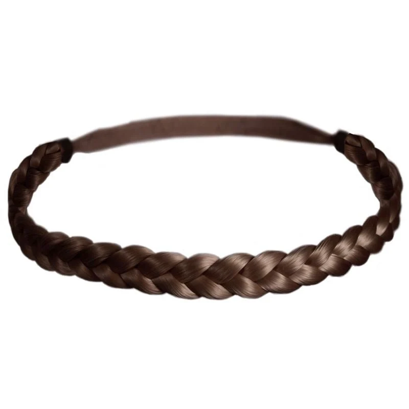 Haarband geflochten – Braun