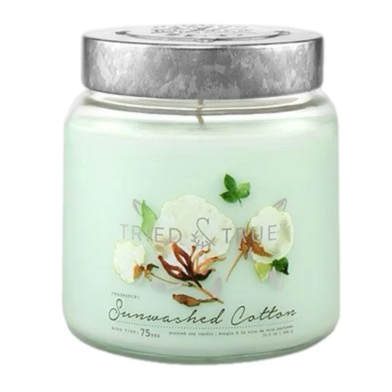Tried & True Medium Jar Candle: Sunwashed Cotton