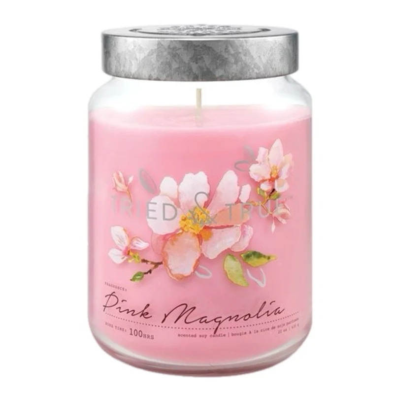 Tried & True Large Jar Candle: Pink Magnolia