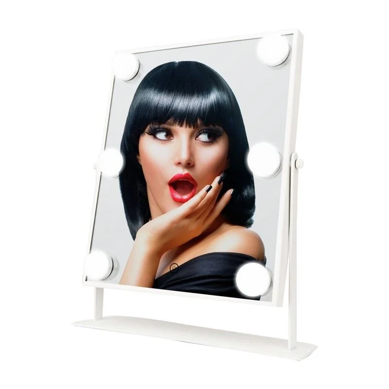 Schminkspiegel Hollywood – LED Beleuchtung & Touch – Weiß