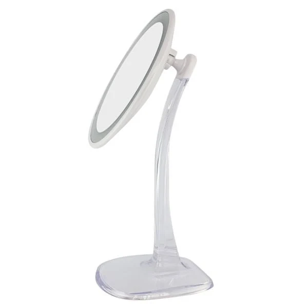 UNIQ Schminkspiegel – LED Halo Licht – 10x Vergrößerung – Weiß