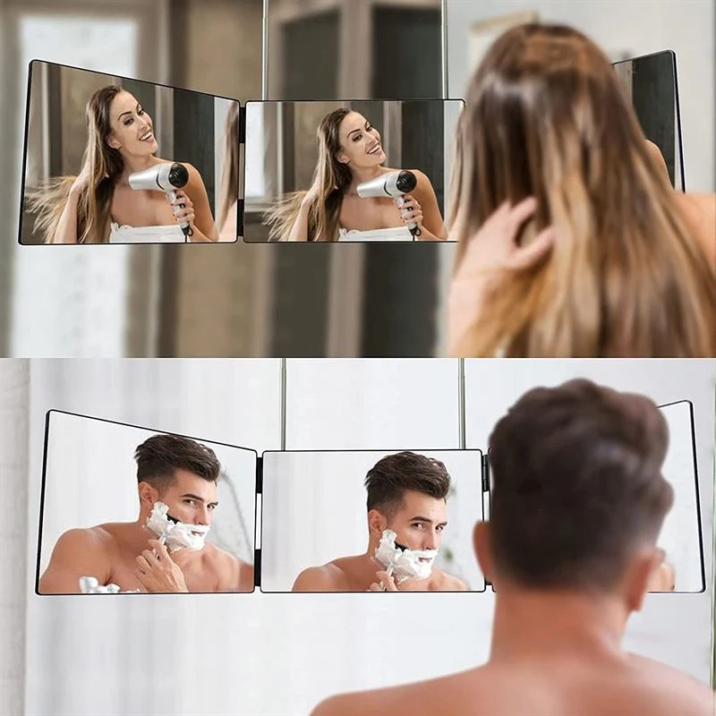 UNIQ 360° faltbarer Schminkspiegel zum Aufhängen – 3-fach (Hanging Mirror)