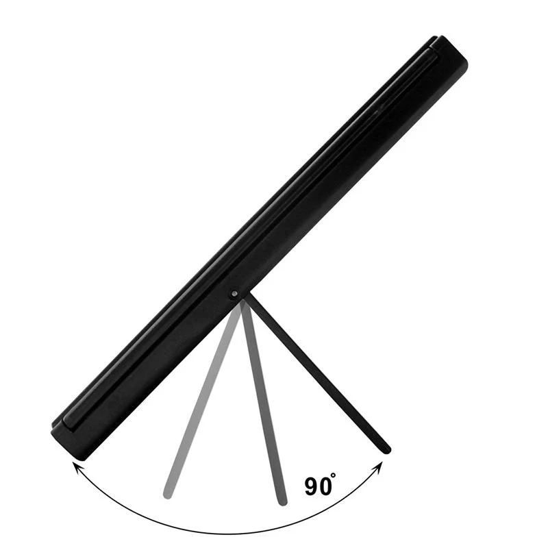 Schminkspiegel UNIQ – 3-fach klappbar mit LED Licht – Schwarz
