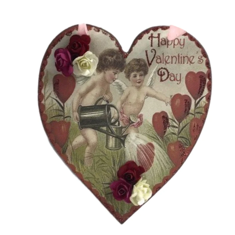 Cupids Gardening Heart Wall Sign