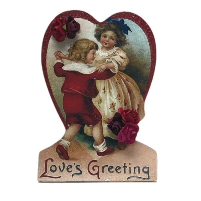 Dancing Children Cut Out Figurine