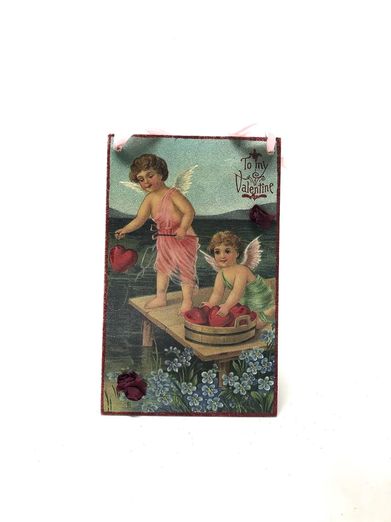 Cupids Fishing Wall Sign