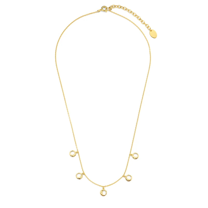 Violet Hamden Luna 925 Sterling Silberne Vergoldete Halskette mit Monden VH340034